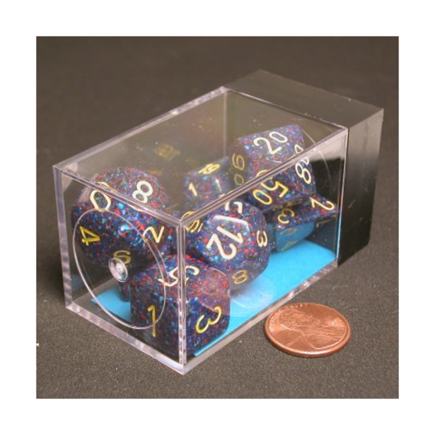 Chessex Speckled Dice Poly Set Twilight (7) New
