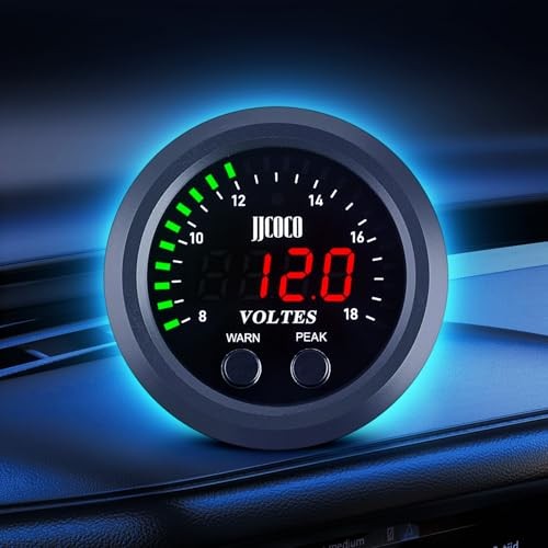 Universal Voltage Meter Kit Car DC 12V Voltmeter Red Digital LED Volt Gauge