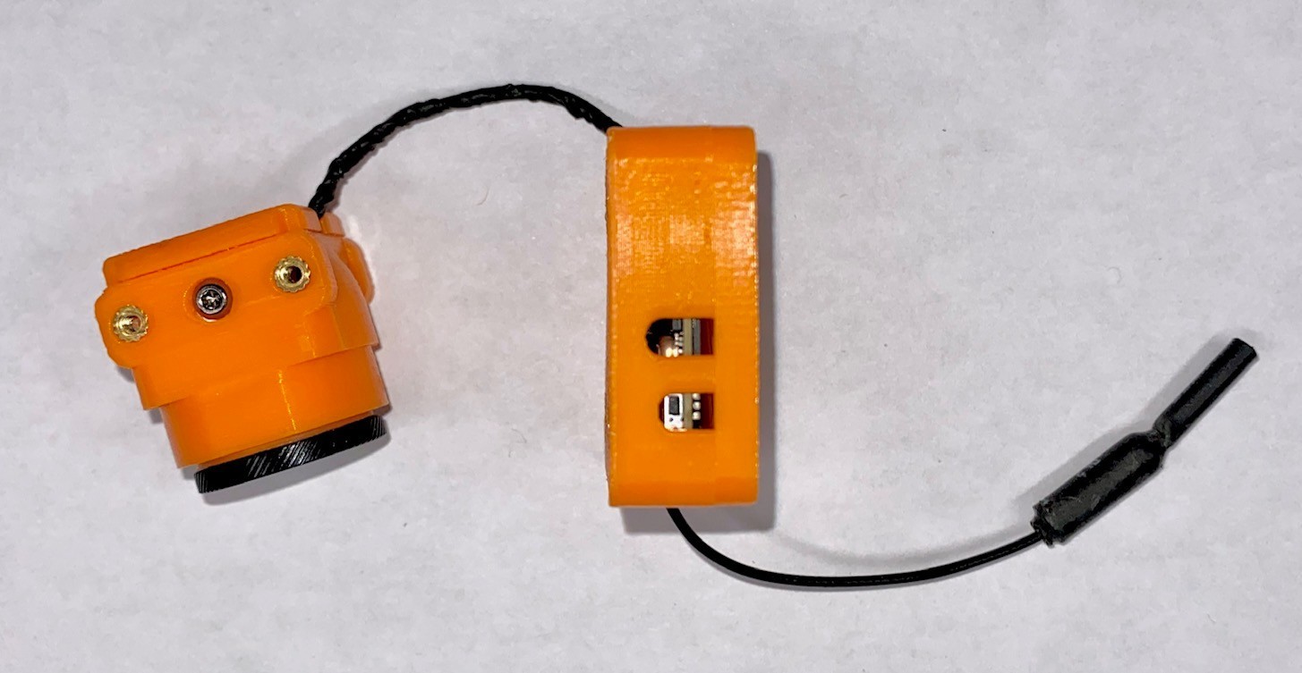 DJI O4 Air Unit Lite Protective Case+04 Pro Cam Mount|3D-Printed ABS-ORANGE