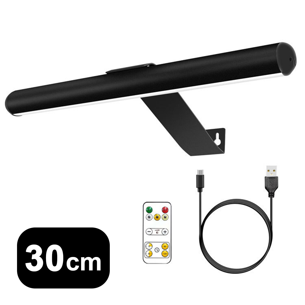 30/40cm Dimmable Led Wall Lamp Makeup Mirror Lights Decor Light Bulb With Remote