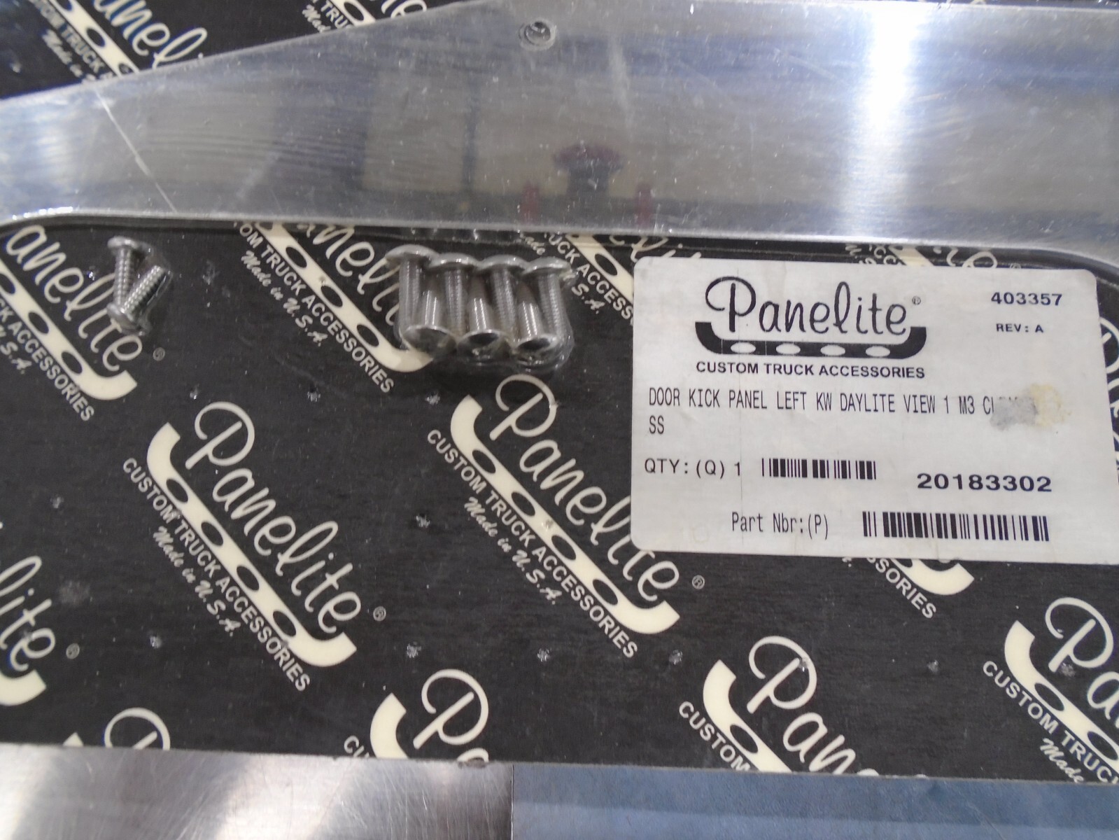 Panelite Stainless Steel KW Door Kick Panel 20183302