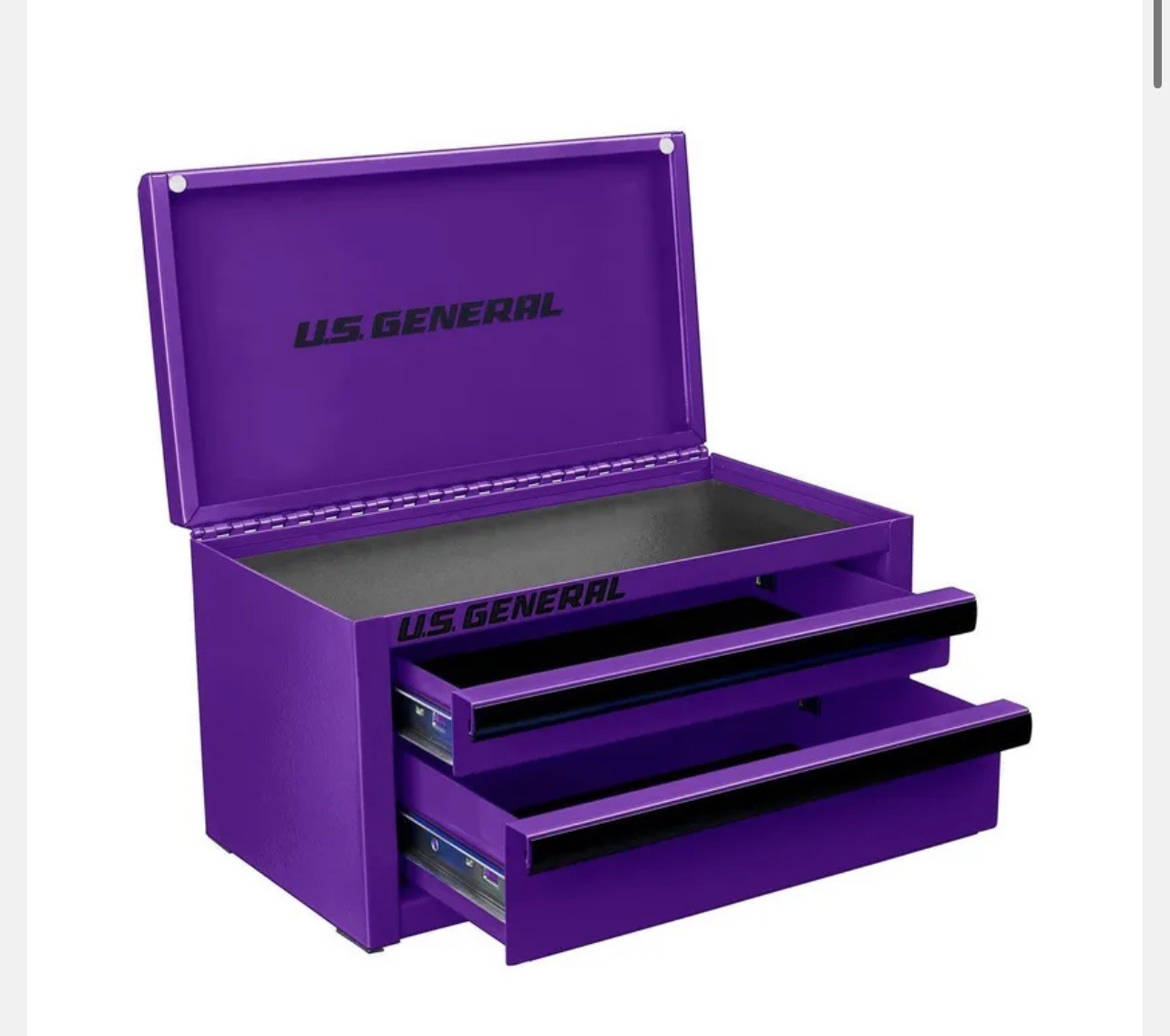 US GENERAL Mini Tool Box Harbor Freight purple! USA Stock