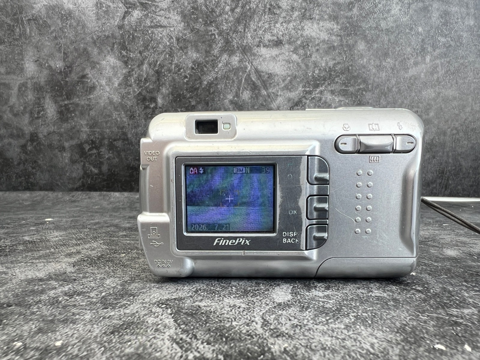 Fujifilm Digital Camera FinePix A330 3.2MP Silver Retro 2000s digicam