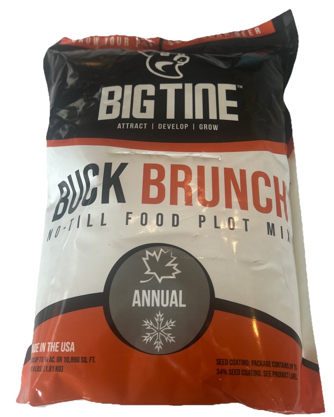 4 lb Buck Brunch Food Plot Seed: Clover, Forage Rape, Turnips, Rye (bff) M18