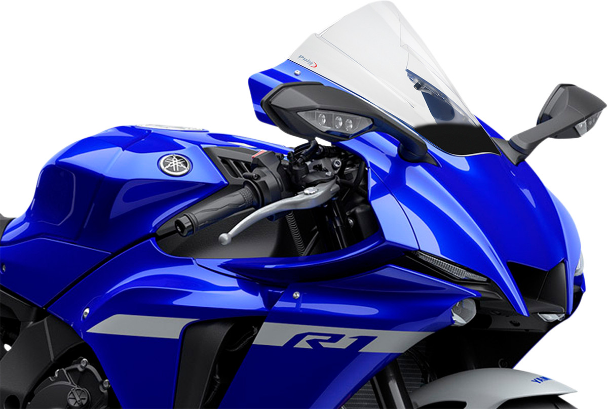 YAMAHA YZF-R1M 2021-2023 PUIG WINDSCREEN Z-RACING CLEAR