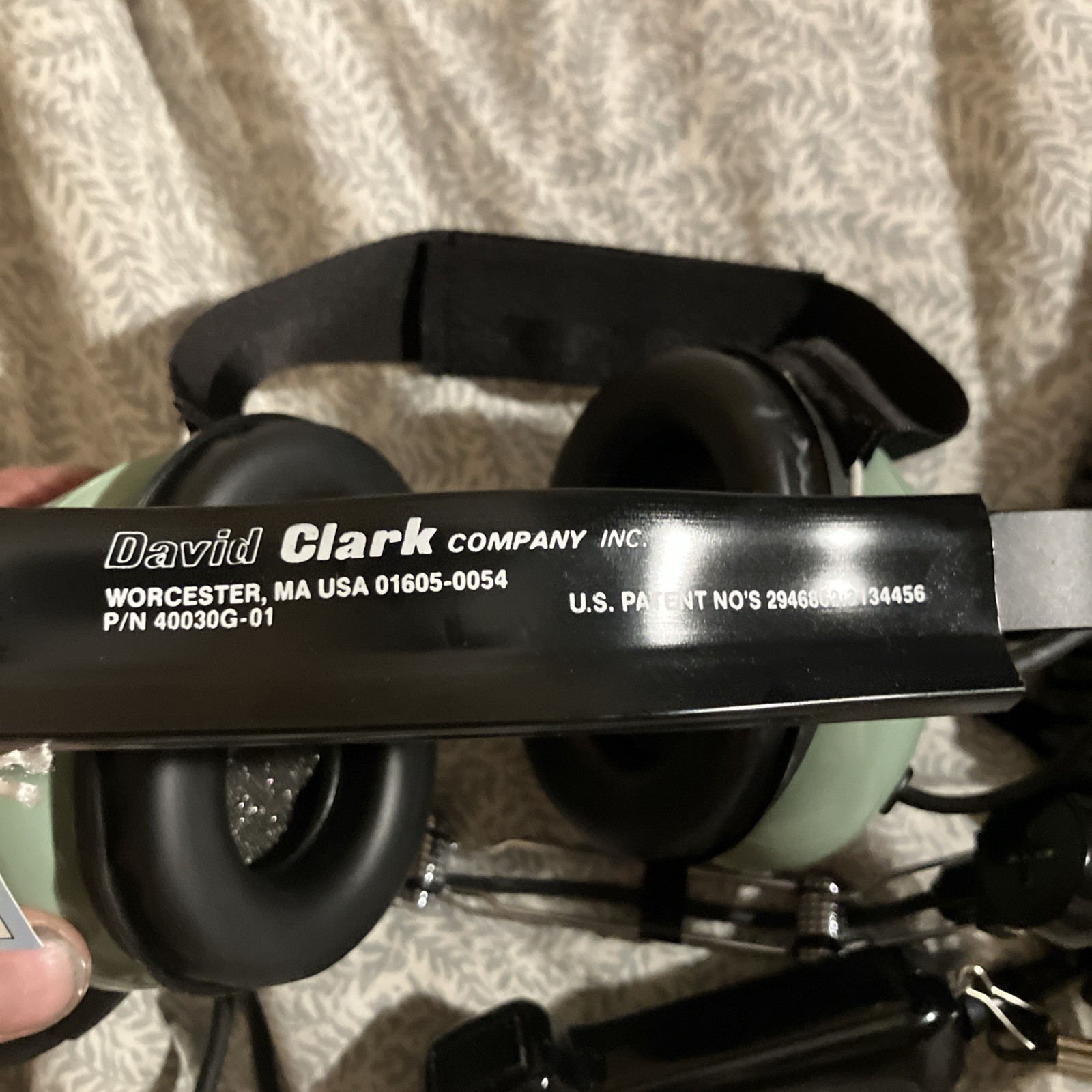 David Clark Aviation Headset W/ Mic Aviation Pilot Headset