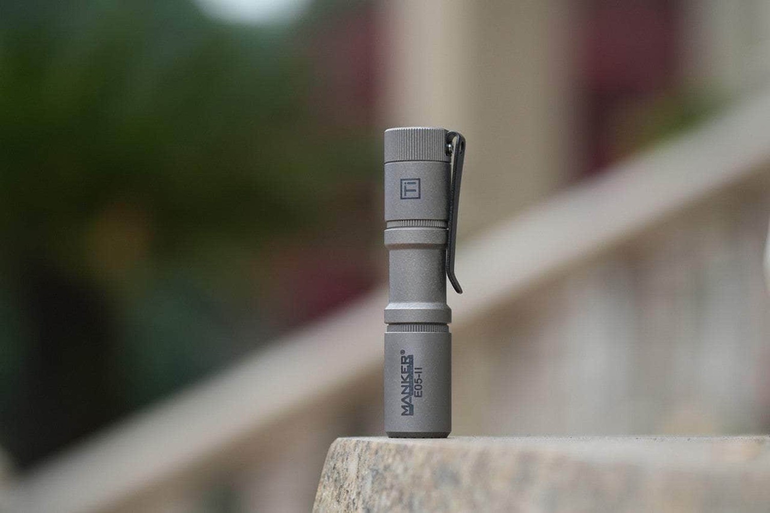 Manker E05 II - Stonewashed Ti