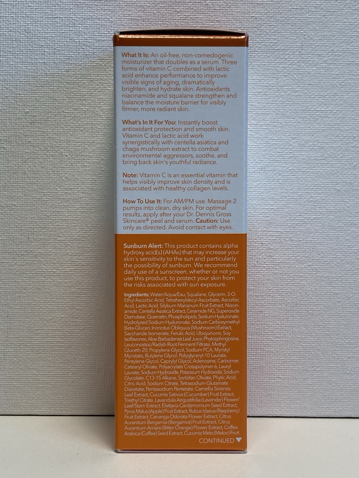 Dr Dennis Gross Vitamin C Oil-Free Radiant Moisturizer 1.7oz 50ml New In Box