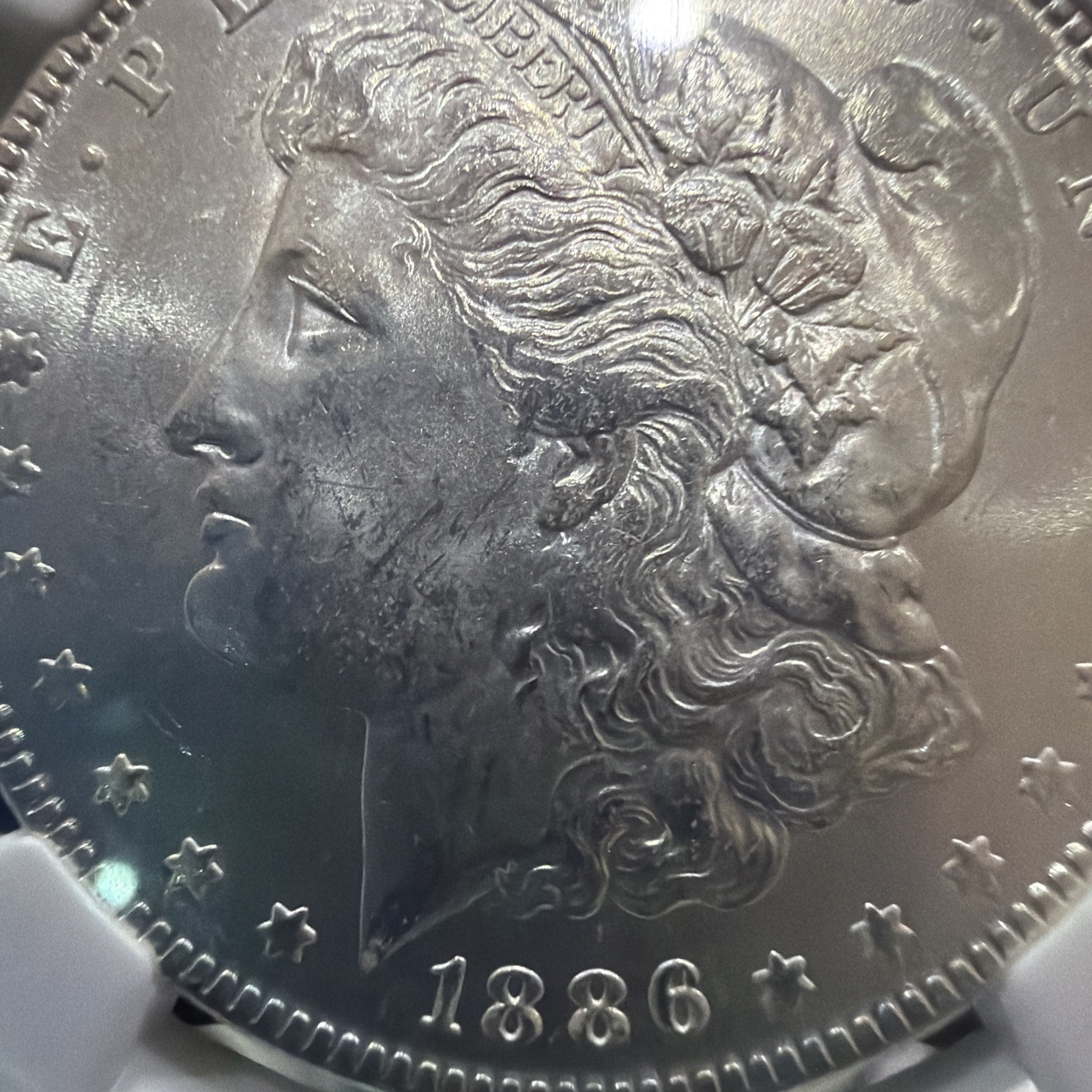 1886 Morgan Silver Dollar NGC MS63