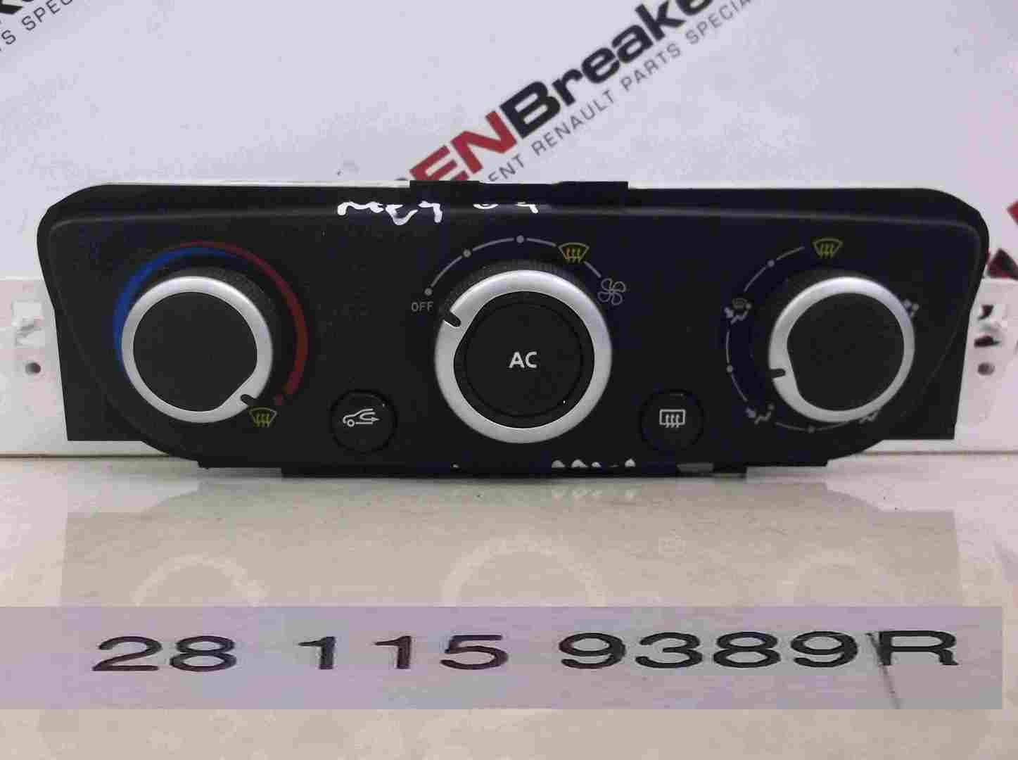 Renault Megane MK3 2008-2014 Heater Controls Dials Air Con 281159389R