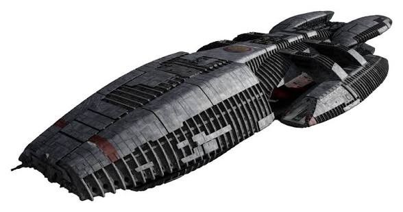 Battlestar Galactica The New Series 3D Resin Print 6" x 2.5"