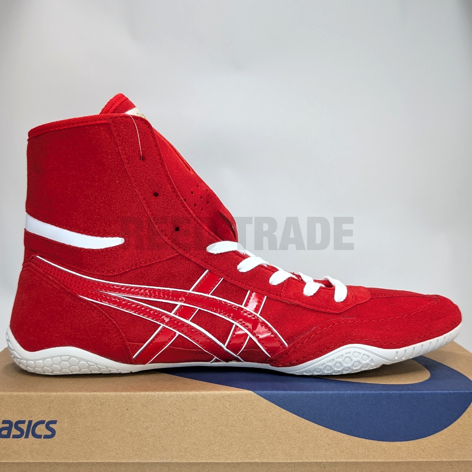 ASICS Wrestling Shoes 1083A001 Red/Red(White) lace:White EX-EO(TWR900 Successor)