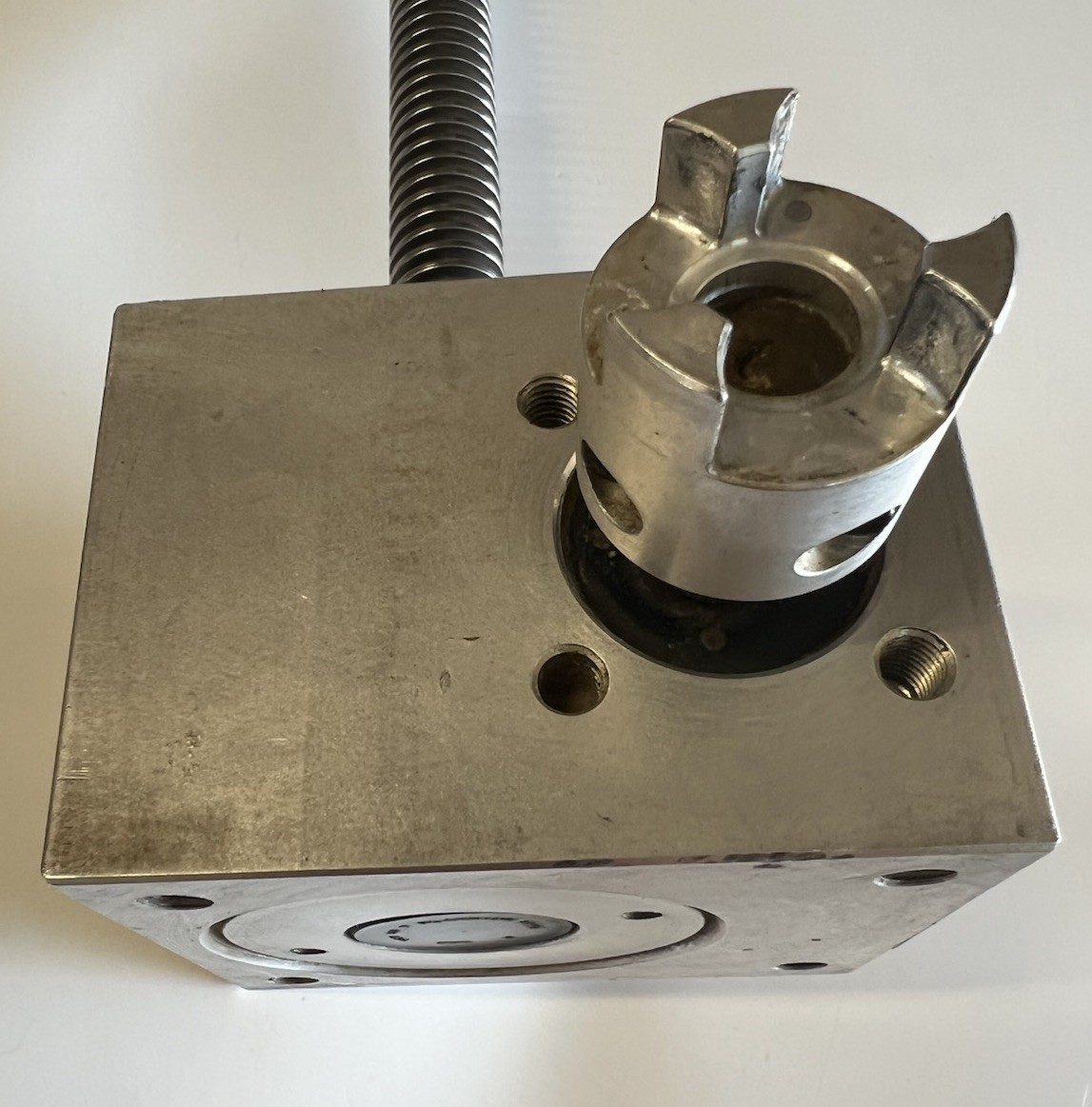 USED ZIMM HIGH PERFORMANCE SCREW JACK TYPE# SHZ-10-A-SR