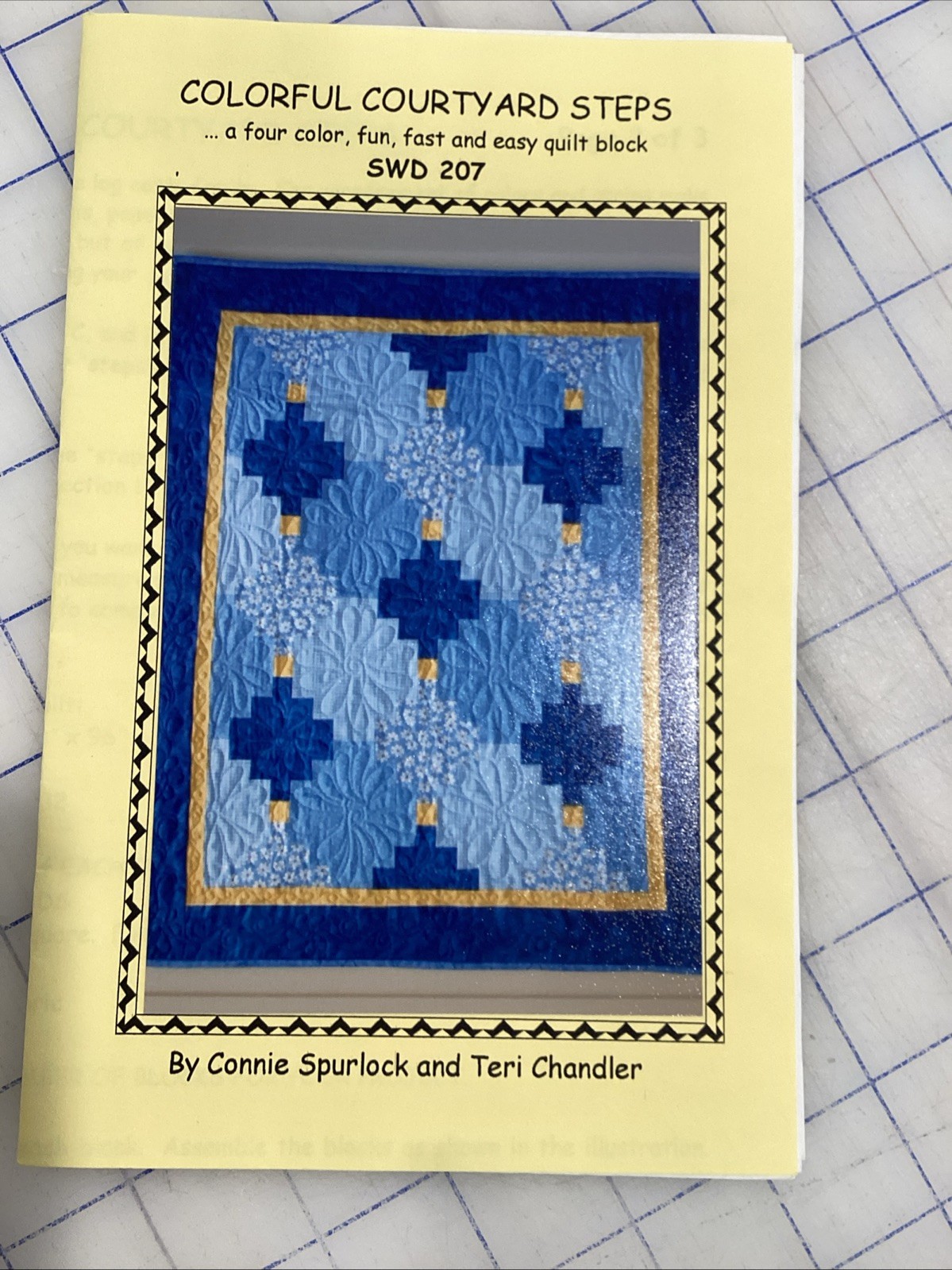 Colorful Courtyard Steps Quilt Pattern
