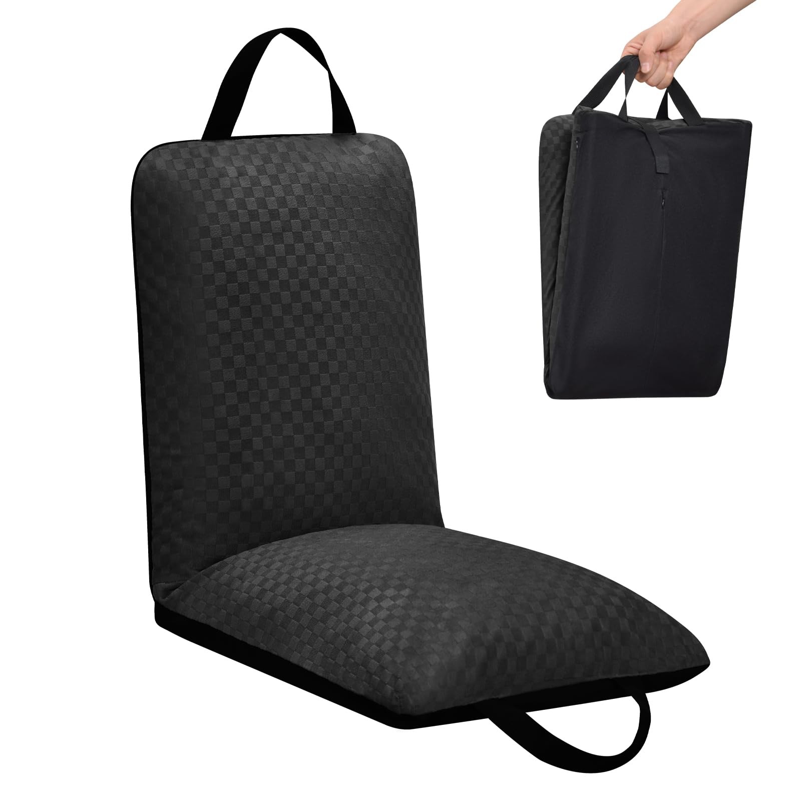Portable Stadium Seat with Back Support for Children Kids Teens, Lightweight ...
