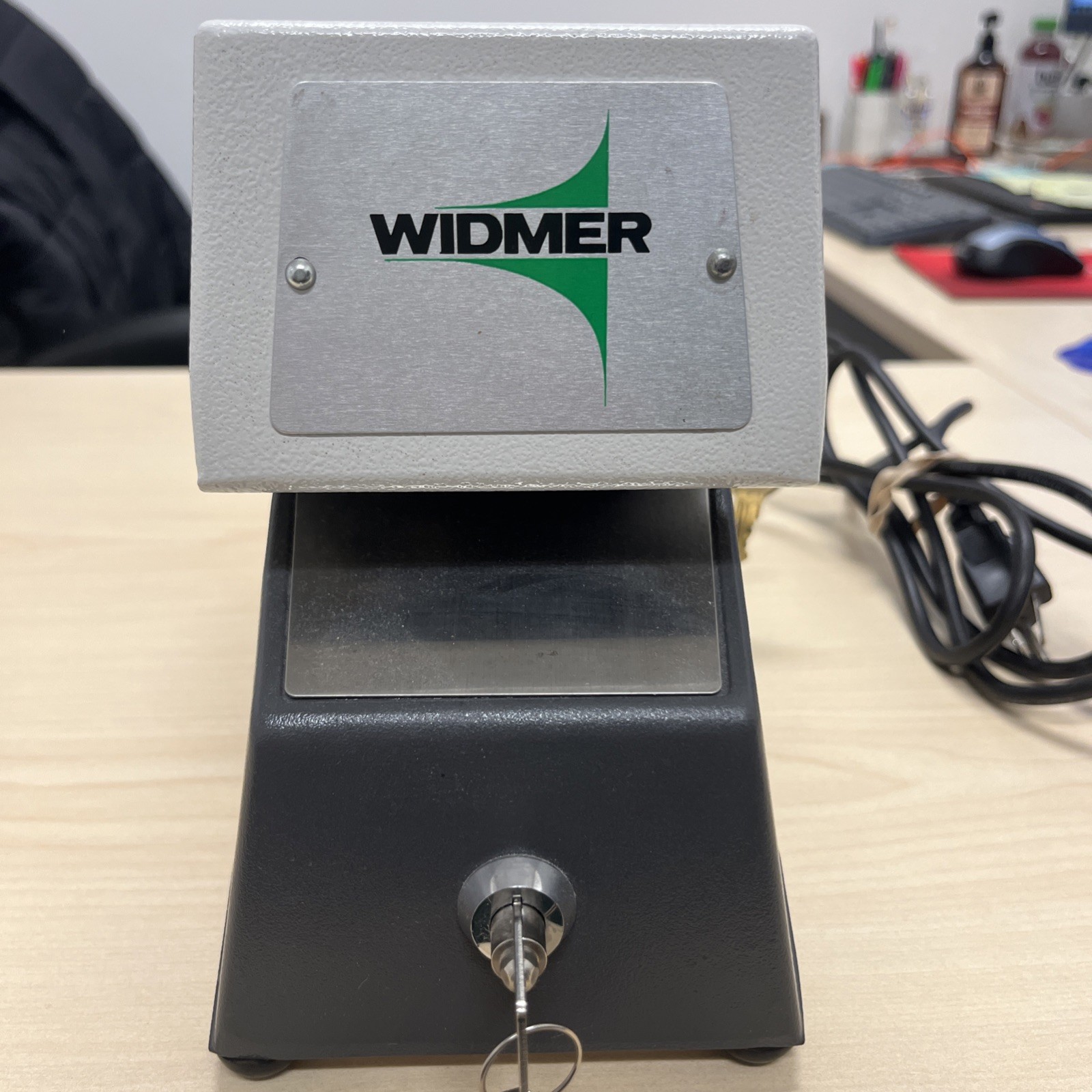 WIDMER 776D-3 DATE TIME AND 6 DIGIT CONSECUTIVE NUMBERING STAMP