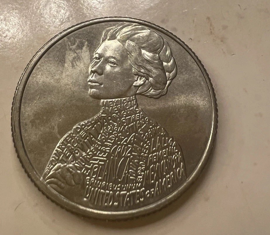 2023 D Washington Quarter Error on nose of George and Bubbles on neck.