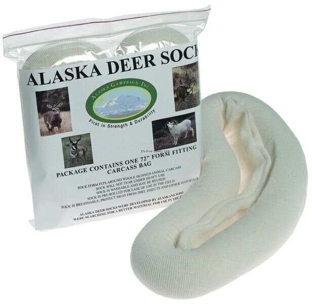 Alaska Super Tough Lightweight Deer Sock Rolled Carcass Bag 72 In ADS1272
