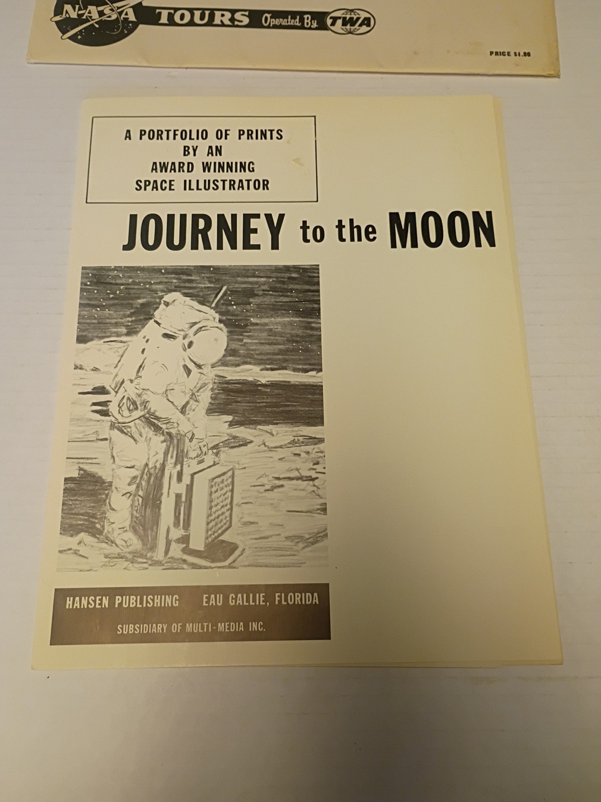 Journey to the Moon- A Portfolio of Prints by Don Wiles - NASA 1969