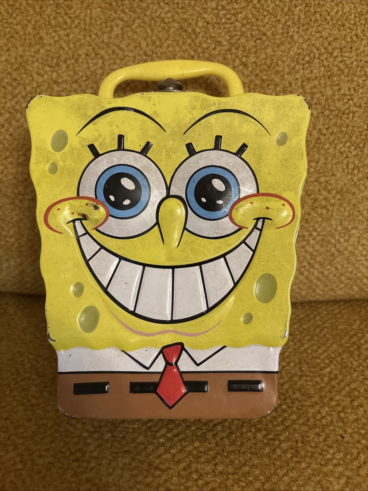 2003 SpongeBob SquarePants Metal Lunch Box Viacom