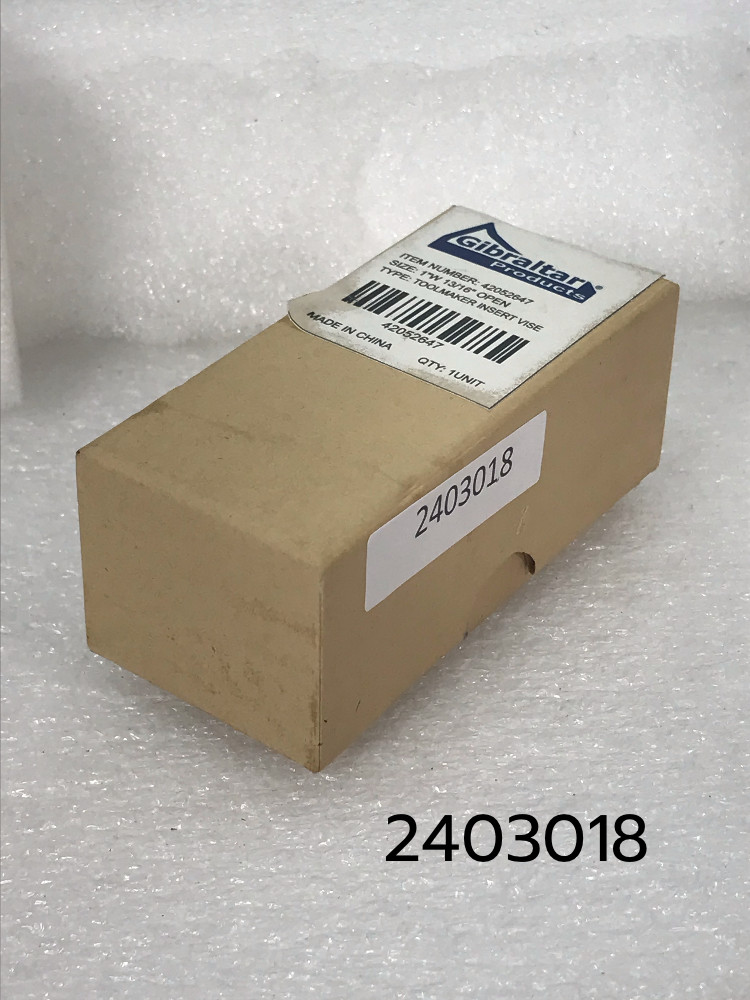 1" Jaw Width, 3/8" Height, 13/16" Opening Capacity,  Gibraltar Toolmaker's Vise