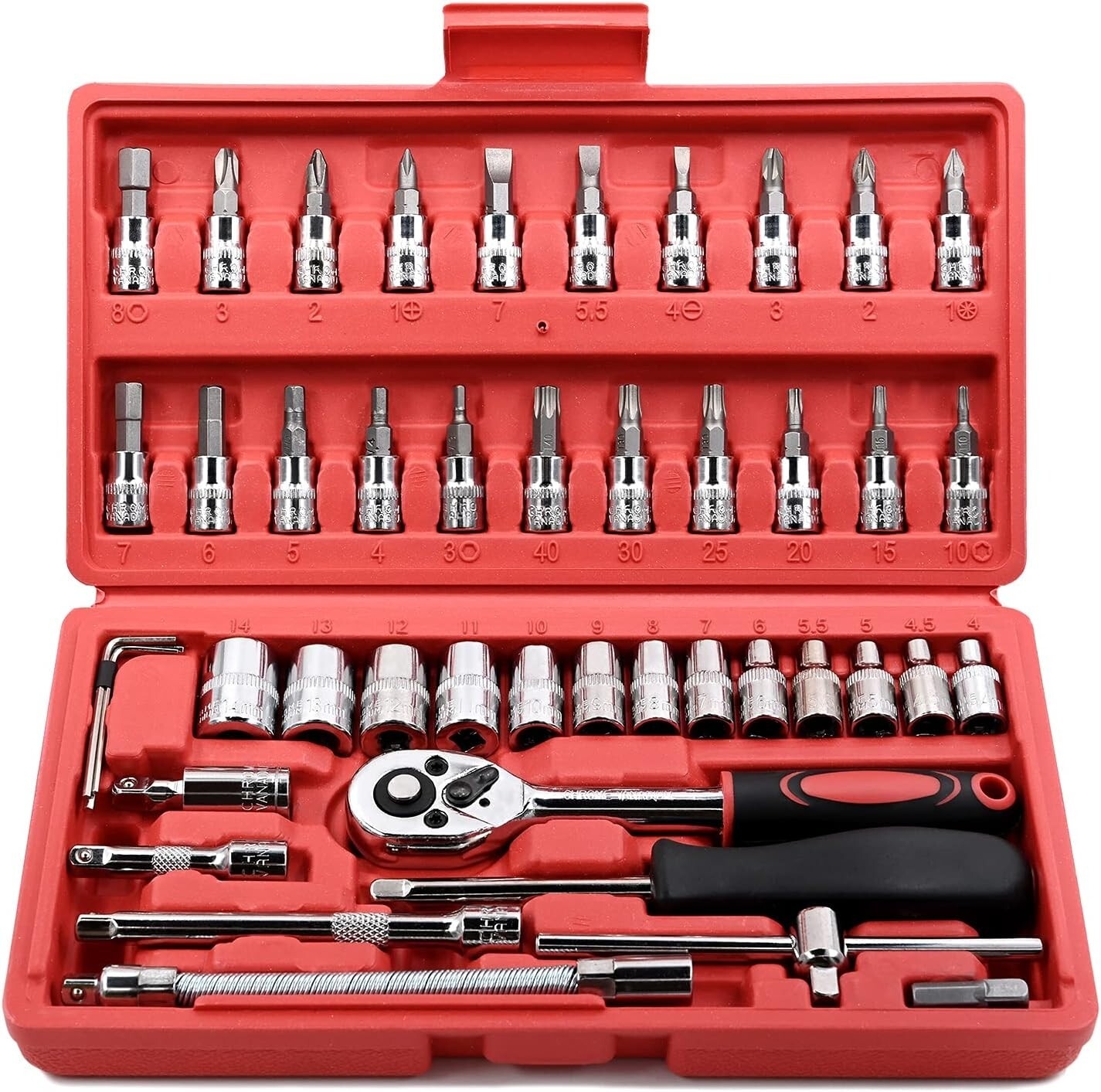 Caja De Herramientas Para Carro Llaves Inglesa Mecanicas Automotriz Mano Cocina