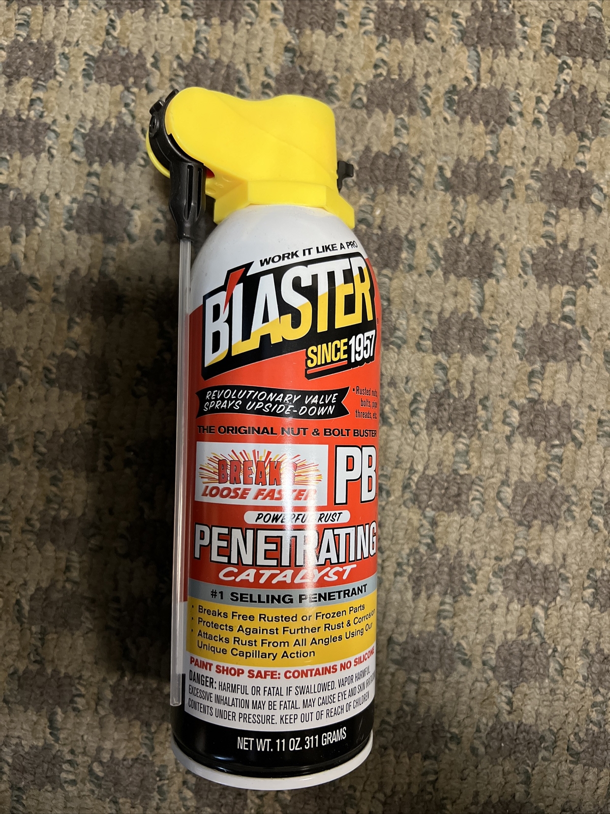 BLASTER 11 oz Penetrating Lubricant Aerosol can Clear 16-PB-DS