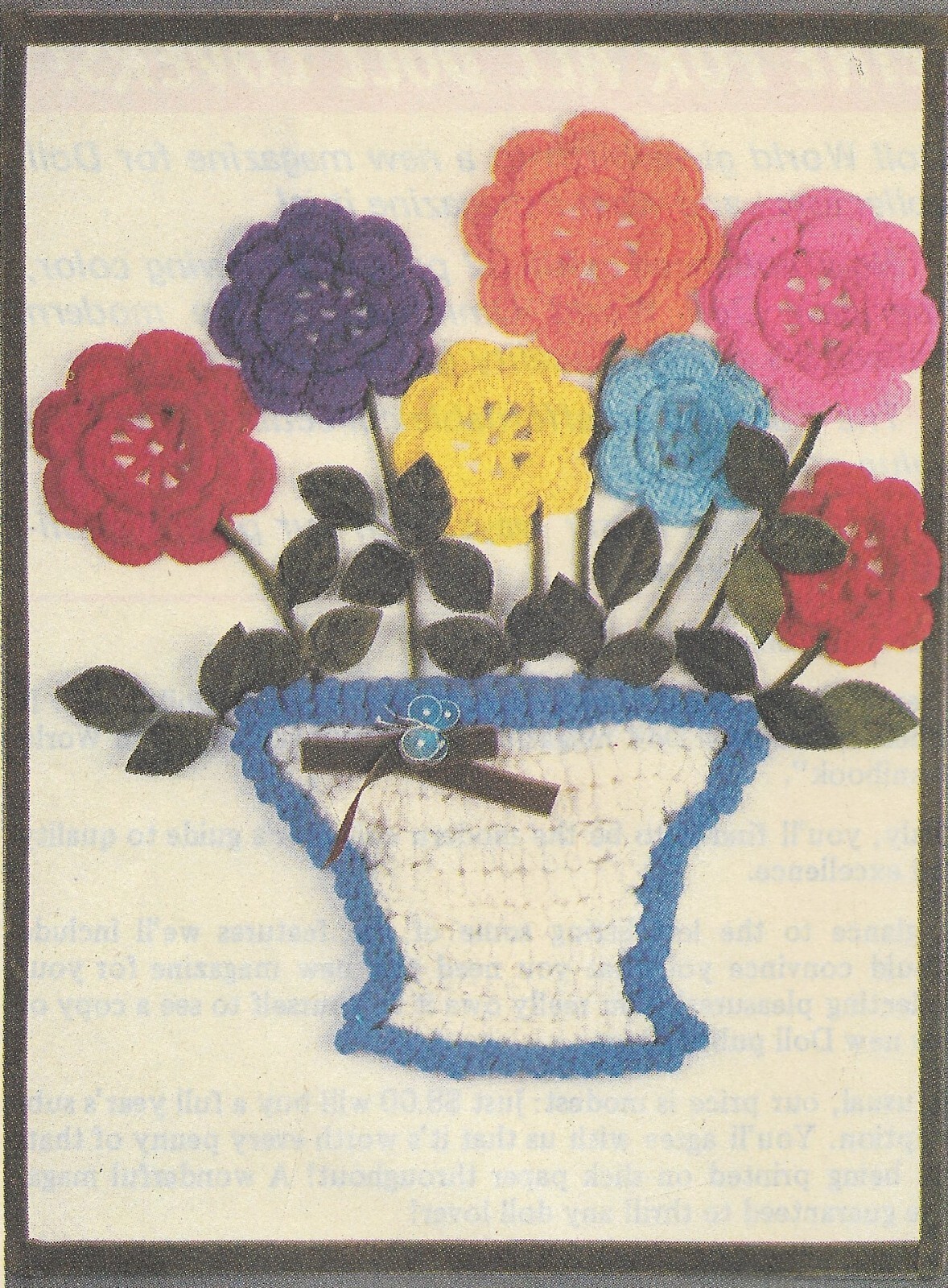 Pretty Roses Picture crochet pattern instructions