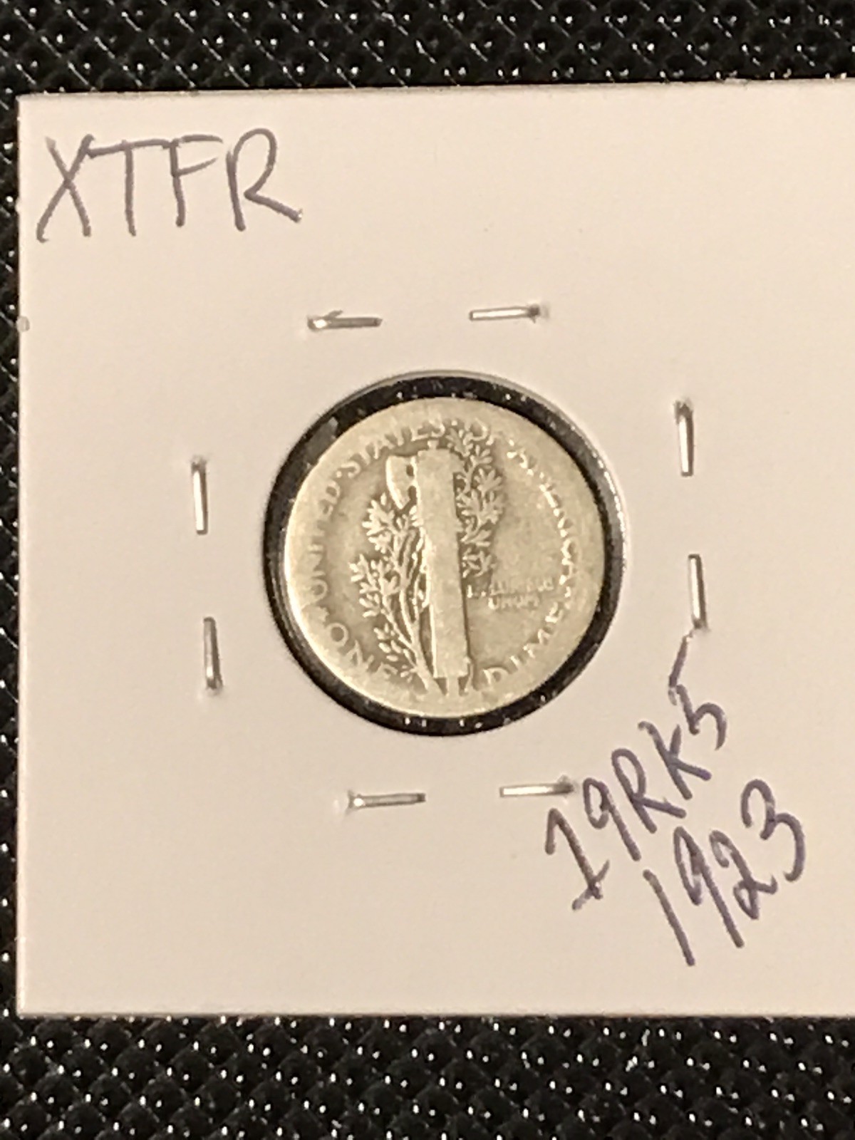1923 Mercury Dime