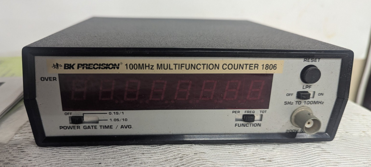 B&K Precision 100 MHz Multifunction Counter 1806