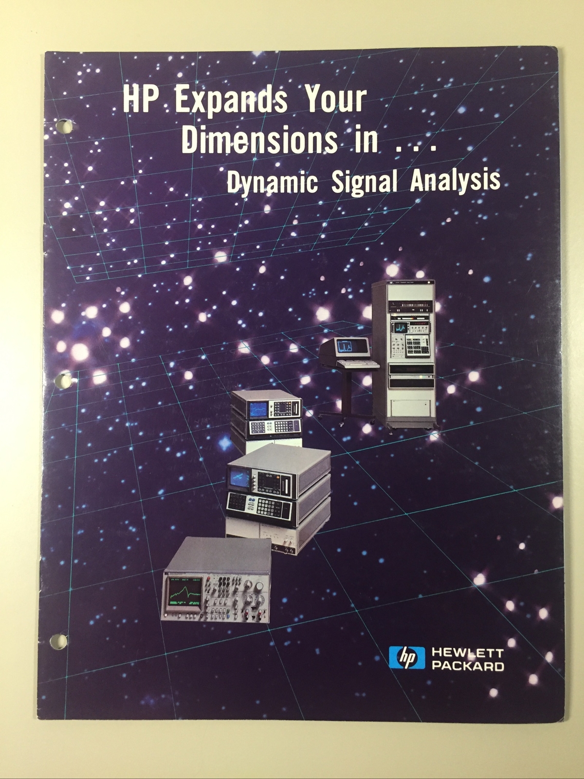 Vintage 1980 HEWLETT-PACKARD Expands Your Dimensions In Dynamic Signal Analysis