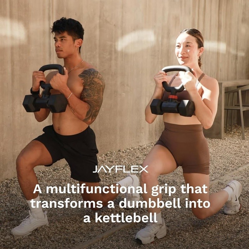 Adjustable Kettlebell Grip Dumbbells Portable Home Workout Strength Training New