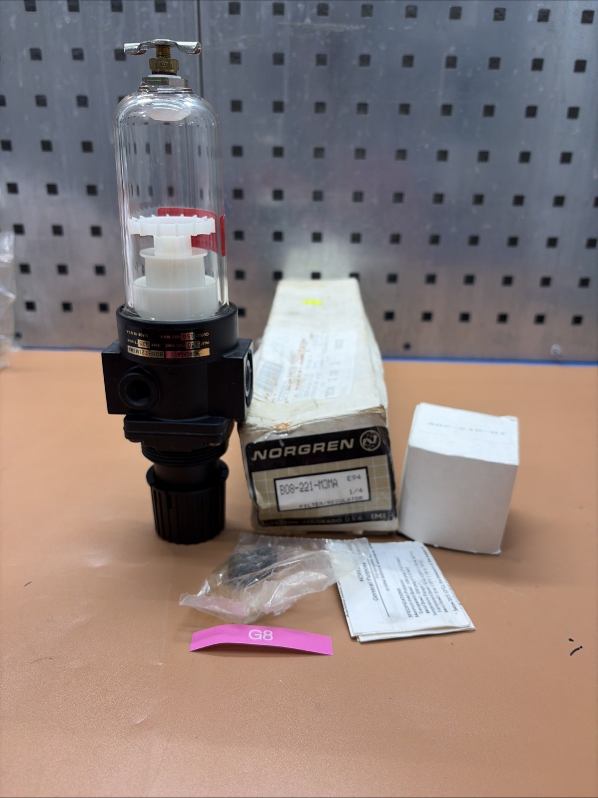 NORGREN B08-221-M3MA REGULATOR 1/4"  NIB Fast 🇺🇸 Shipping + Warranty