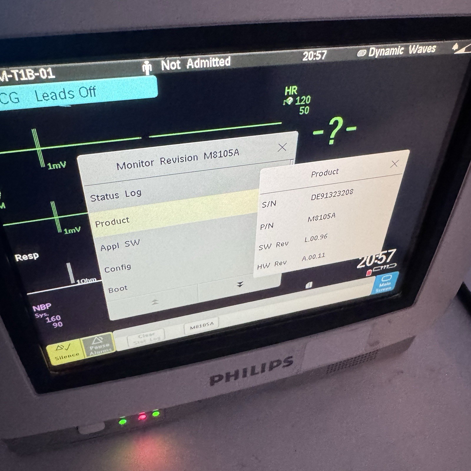 Philips IntelliVue MP5 Patient Monitor Wireless