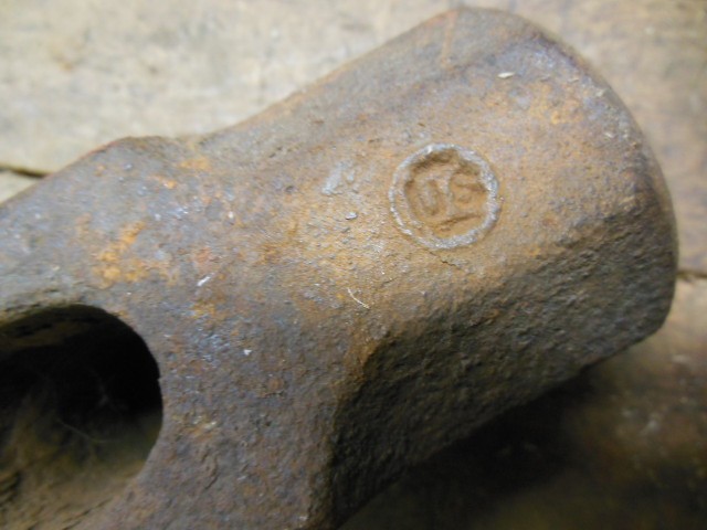 Vintage warwood 8lb sledge hammer head double face old blacksmith tool