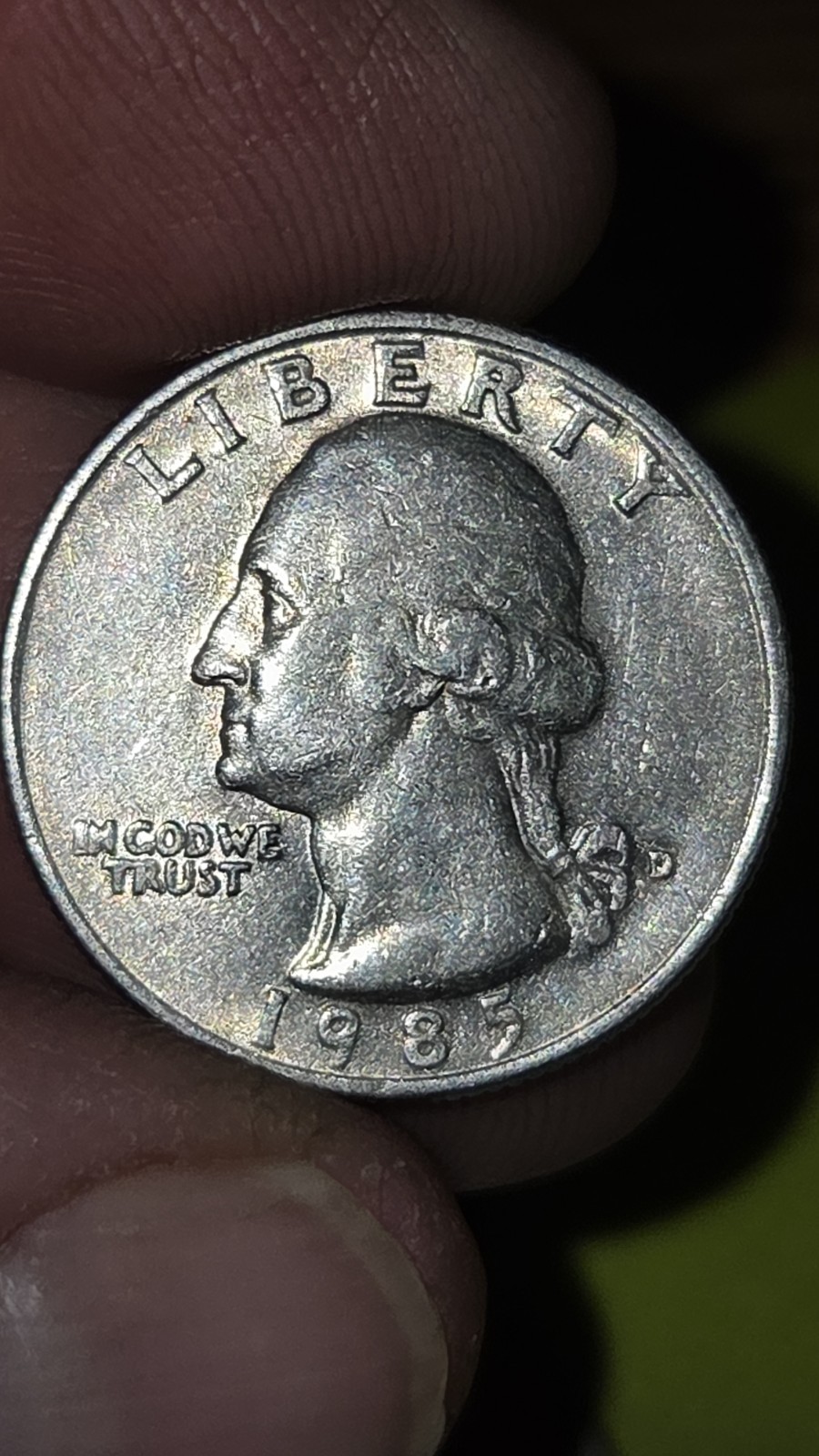 1985 P&D Washington Quarters circulated great condition