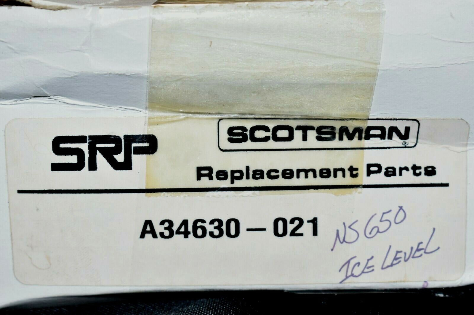 Scotsman A34630-21 Ice Level Control Sensor NOS