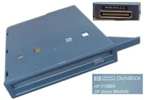 HP Omnibook 2100 3000 3000CTX 3100 100MB Iomega Zip Drive Module w/ Software NEW