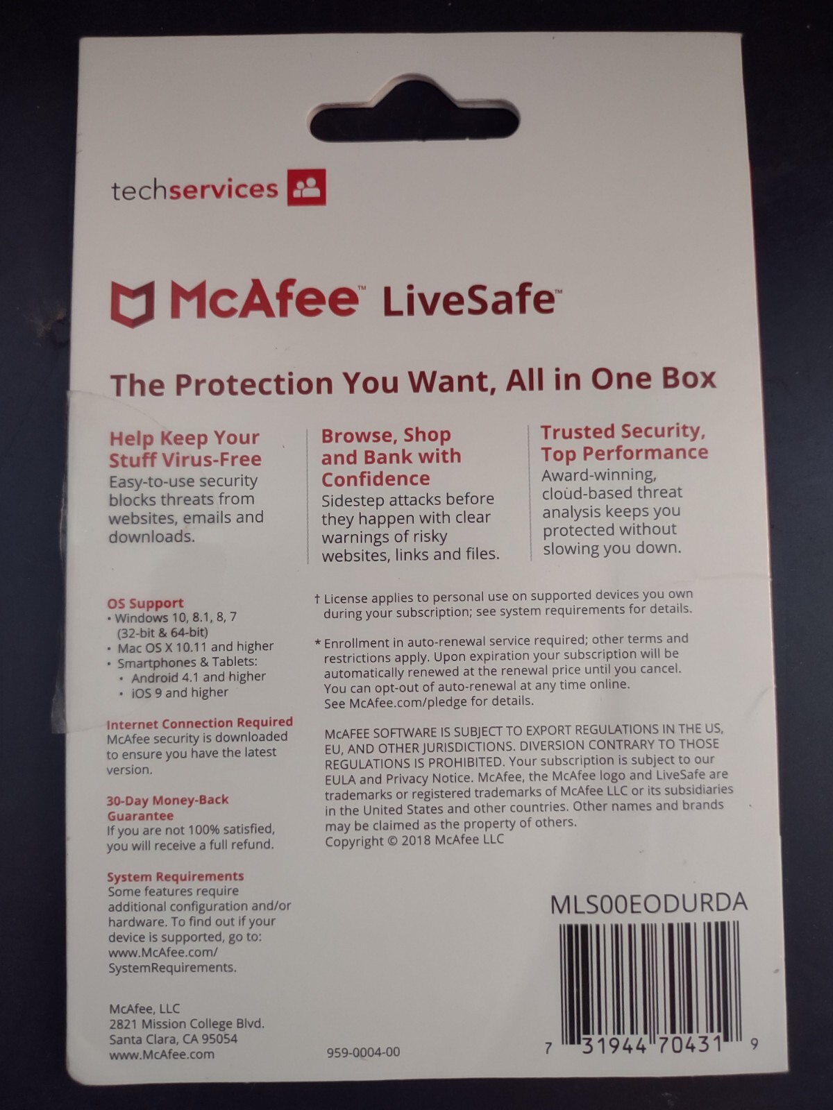 McAfee LiveSafe Unlimited Devices