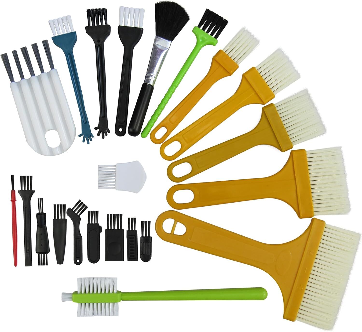 Small Electronics Cleaning Brush Kit For Keyboard Laptop Sewing Machine 22 Piece