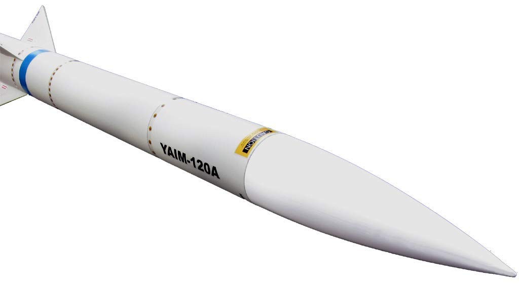 Rocketarium Flying Model Rocket Kit AMRAAM 120A. RK-1012