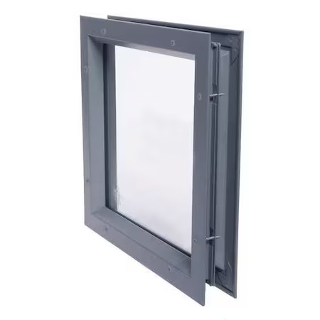 National Guard L-Tg-1/4"-Fra-Gt118 12"X12" Lite Kit With Glass, Steel, 12"