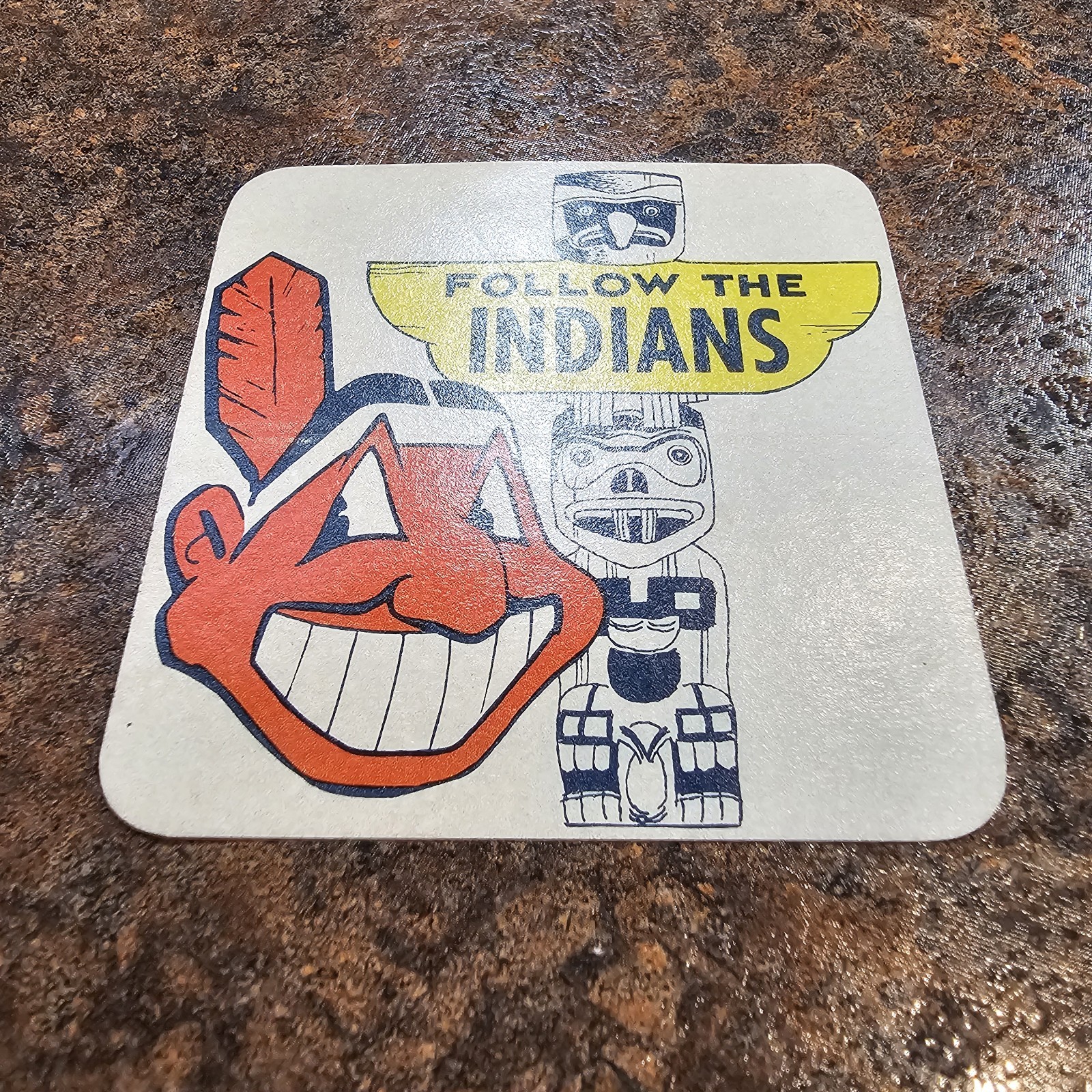 Cleveland Indians Vintage Sticker Rare