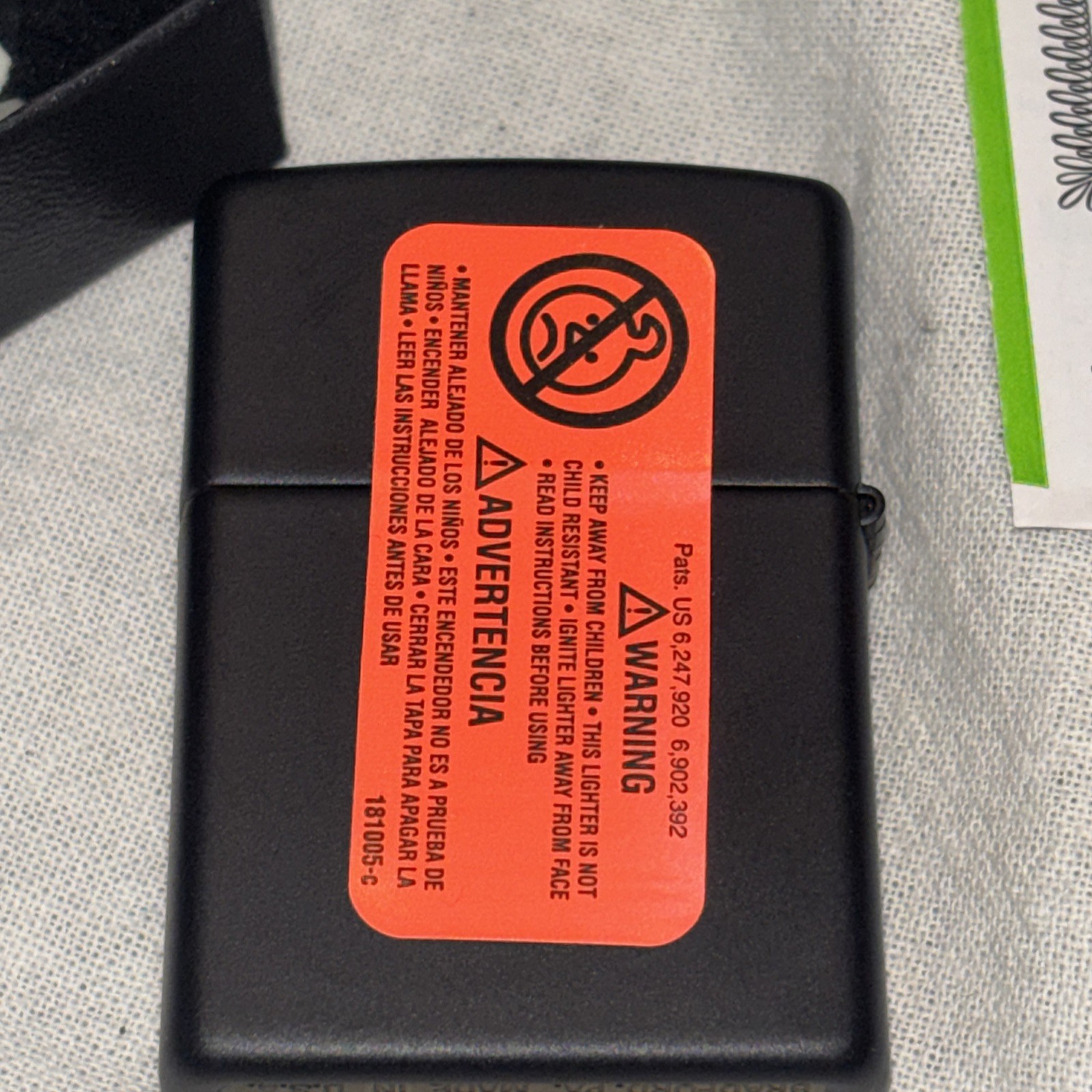 Zippo Lighter Camping I Hate People Sealed Nib