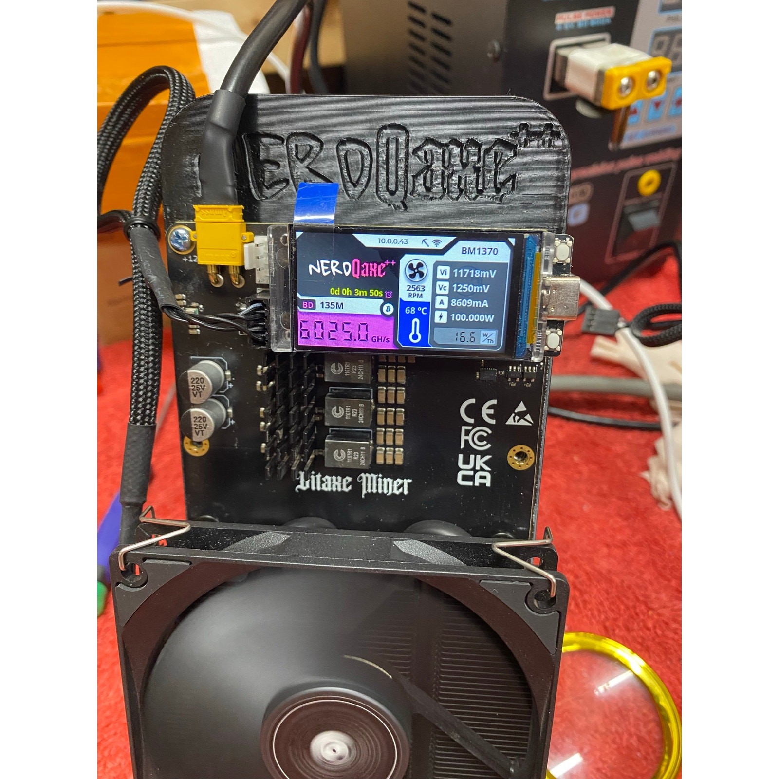 NerdQaxe++ 6Rev 6Th with PSU