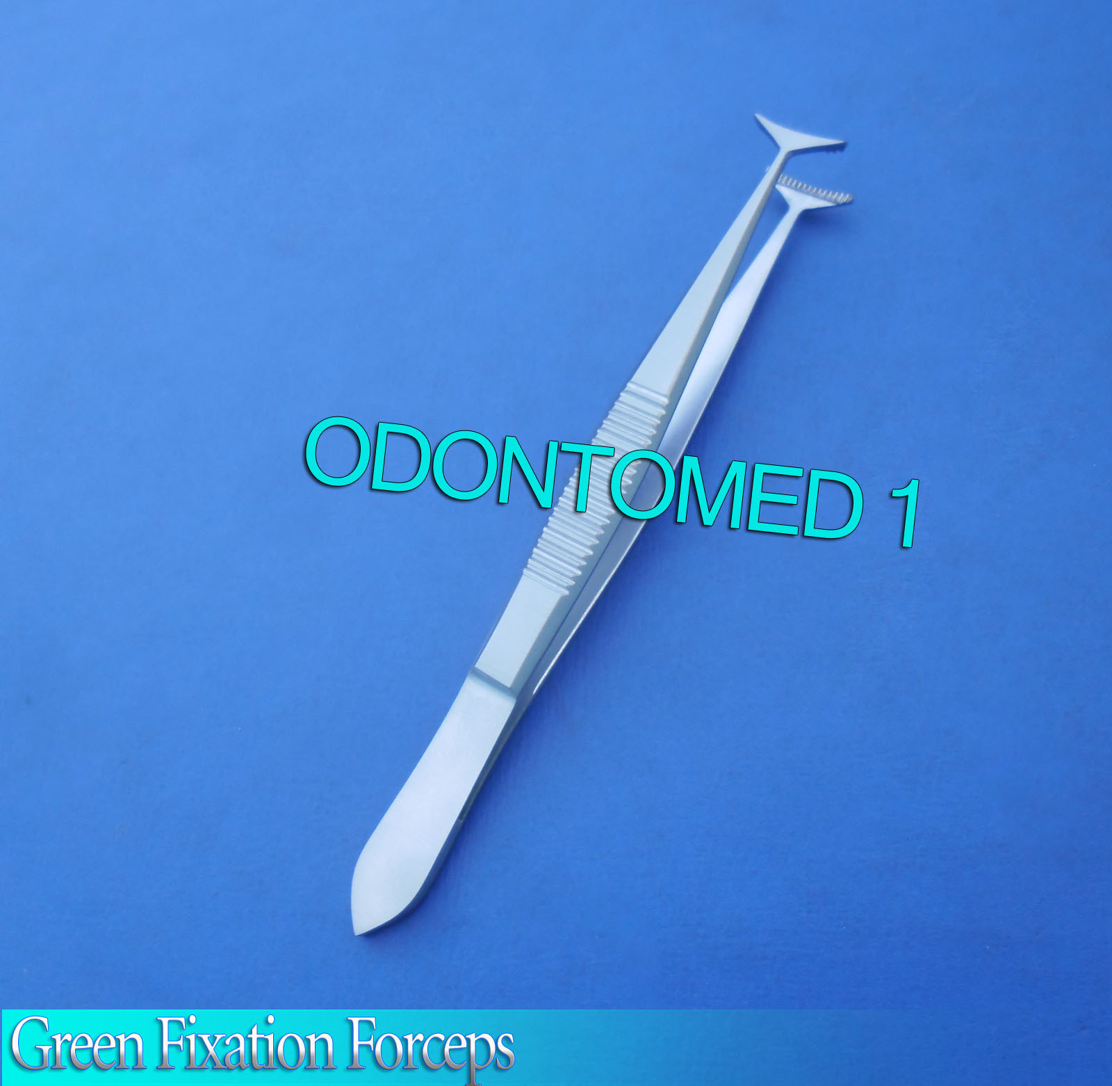 Green Fixation Forceps 4" Surgical Ent Instruments