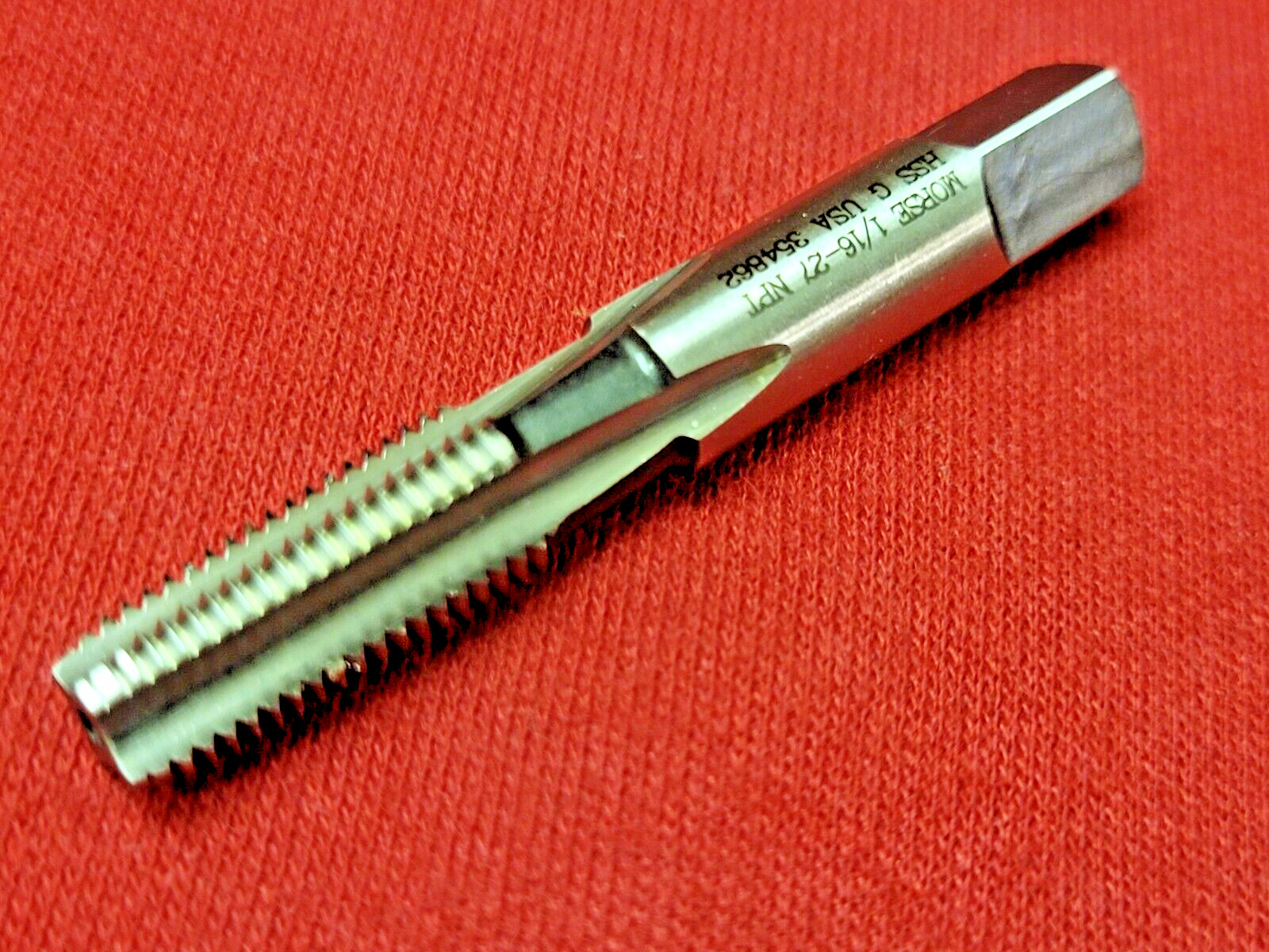 1/16-27 NPT Taper Pipe Tap Morse 36121 Thread Cutting or Rethread USA 1/16