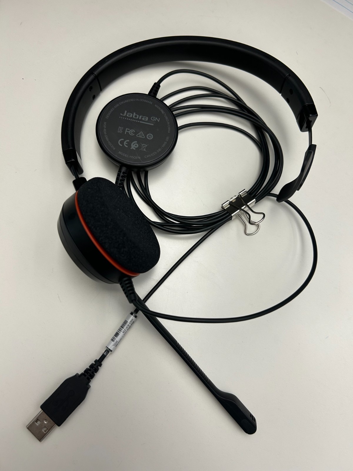 Jabra GN Wired Headset HSC016 Tested: Works Perfect OEM