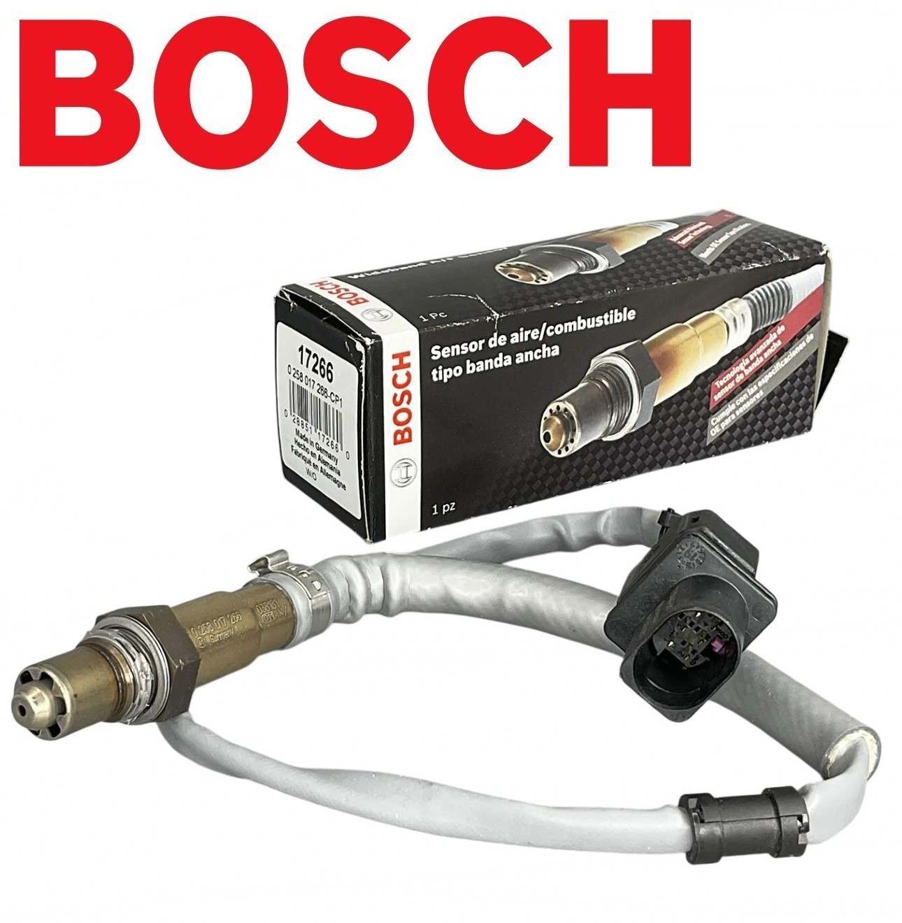 BOSCH 17266 Air/Fuel Ratio Sensor For- Audi A3 VW CC Eos Jetta- Upstream NO BOX