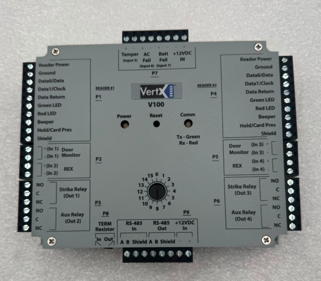 HID VertX V100 Door/ Dual Reader Interface Access Card Controller